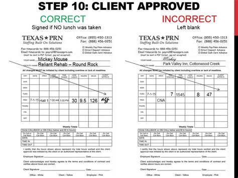 handing out smart time cards|filling out time card number.